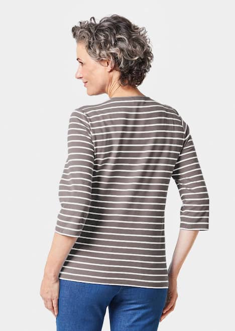 Buntgewirktes Ringelshirt