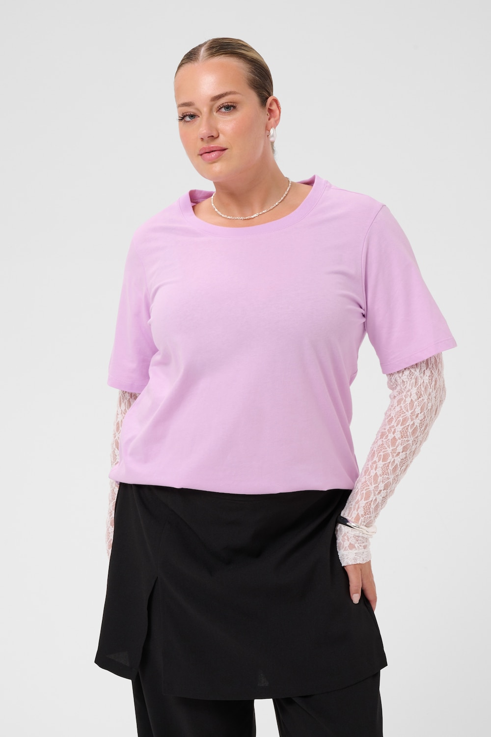 T-shirt met lange mouwen Loose fit