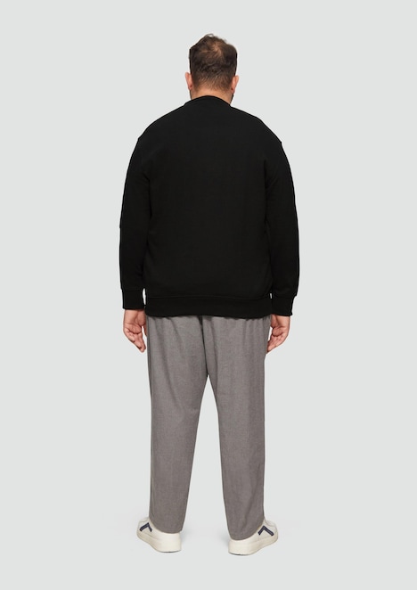 Relaxed-Fit-Sweatshirt mit Ärmeltasche