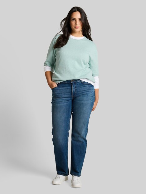 Loose Fit Strickpullover mit Kaschmir-Anteil