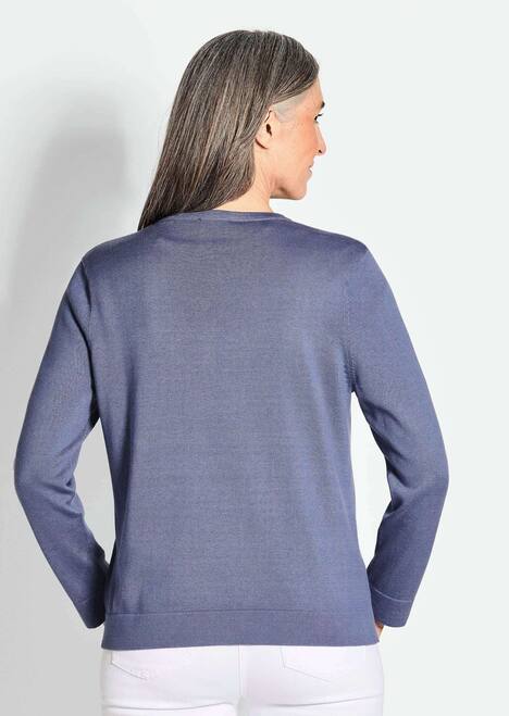 Figurnahes Twin-Set aus Pima-Baumwolle