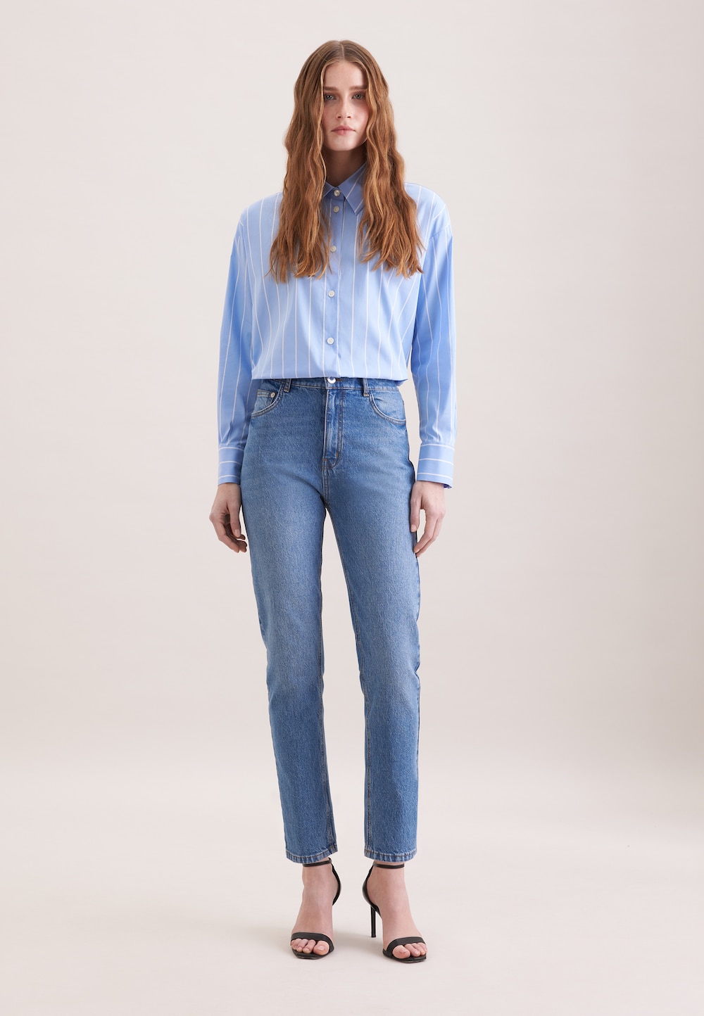 Damen 5-Pocket Denim - Denim