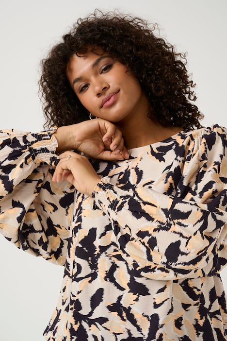 Blouse met lange mouwen Regular fit