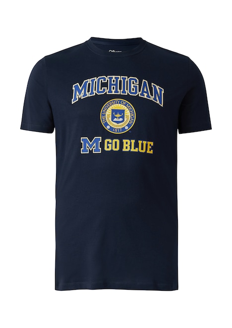 T-Shirt mit College-Artwork