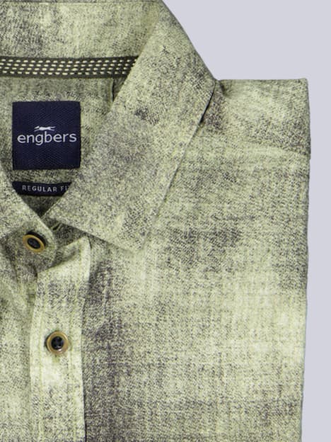 engbers Herren Hemd kurzarm , Khaki