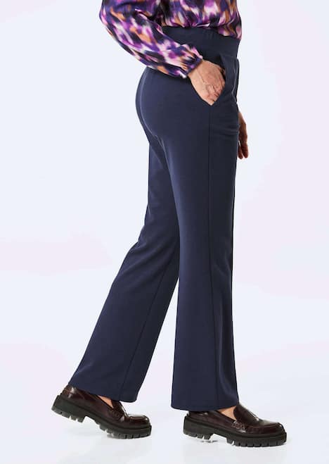 Weite Stoffhose VERA mit Biesen