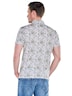 Herren Gemustertes Poloshirt mit Knopfleiste , Beige
