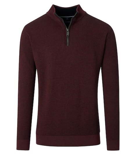 Troyer uni Basic Knitwear