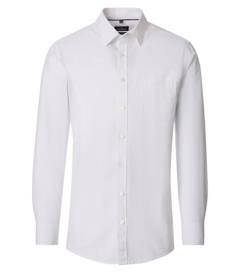 Leinenhemd uni Comfort Fit