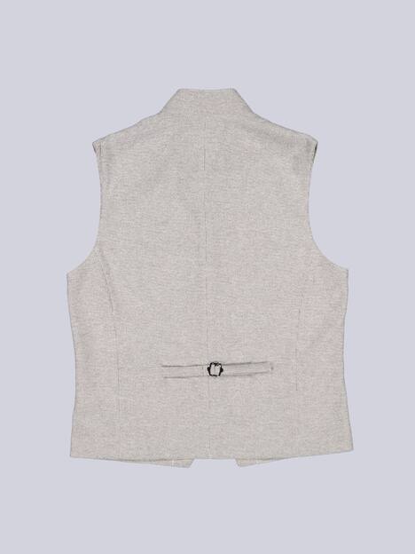 engbers Herren Sakko-Weste mit Zipper , Beige