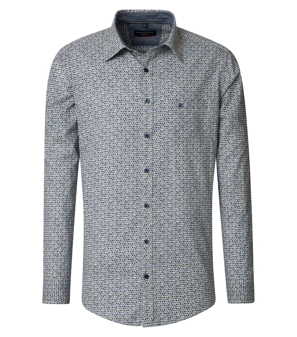 Freizeithemd Print Casual Fit