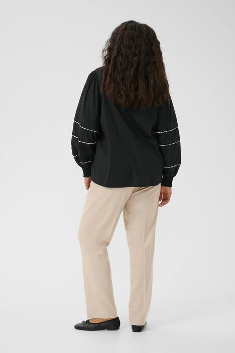 Langarm-Bluse Regular fit