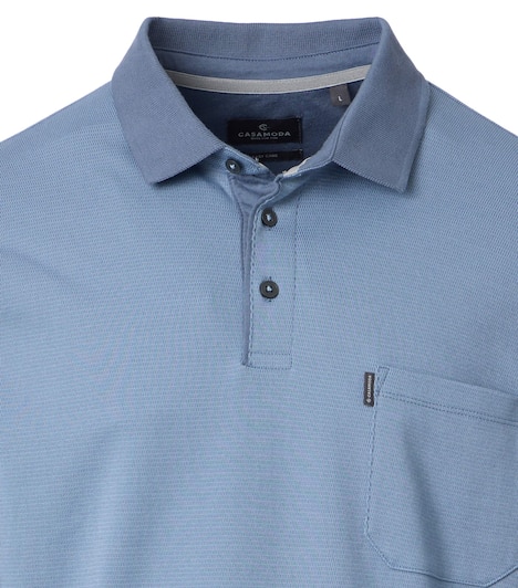 Polo-Shirt Langarm gestreift