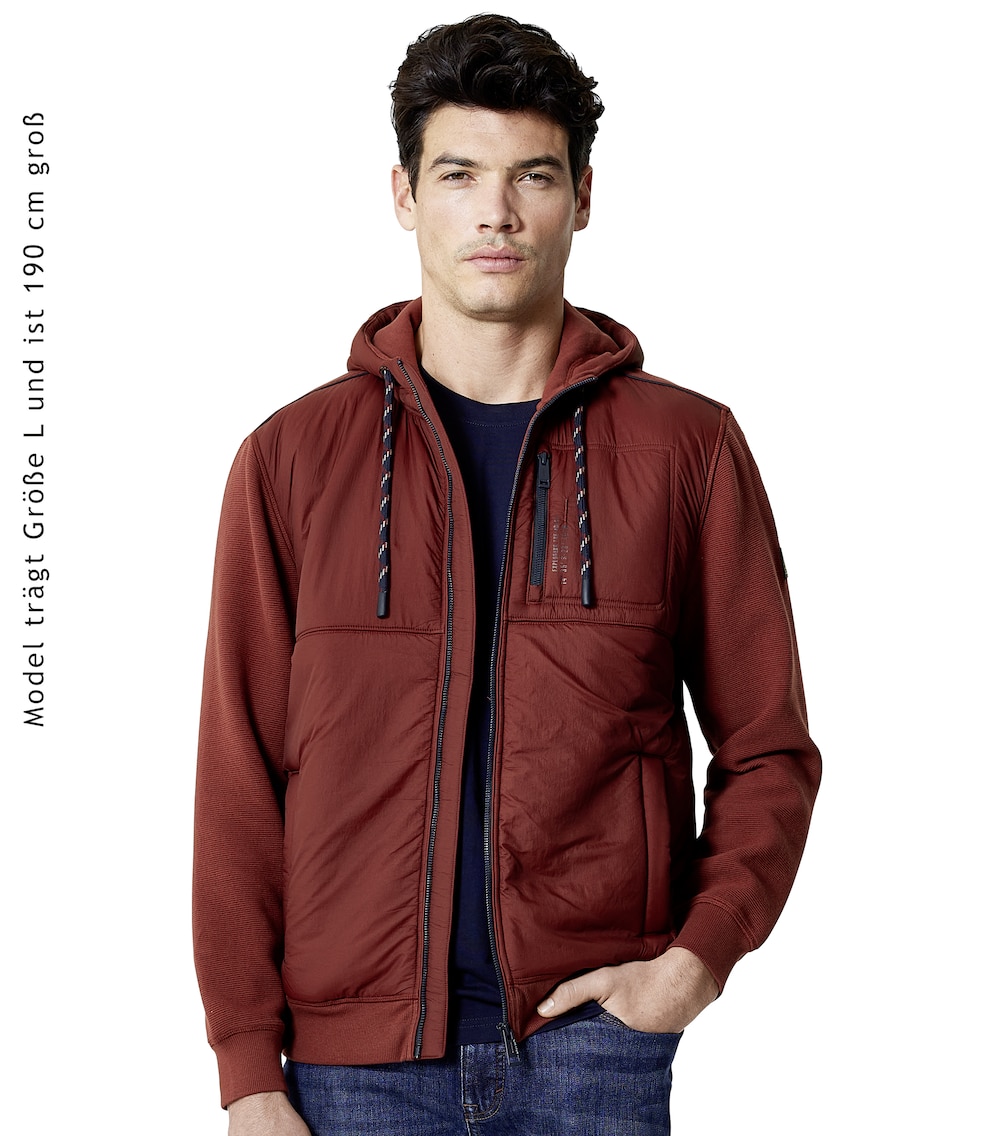 Sweatjacke uni