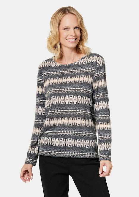 Kombistarkes Shirt aus flauschiger Ware