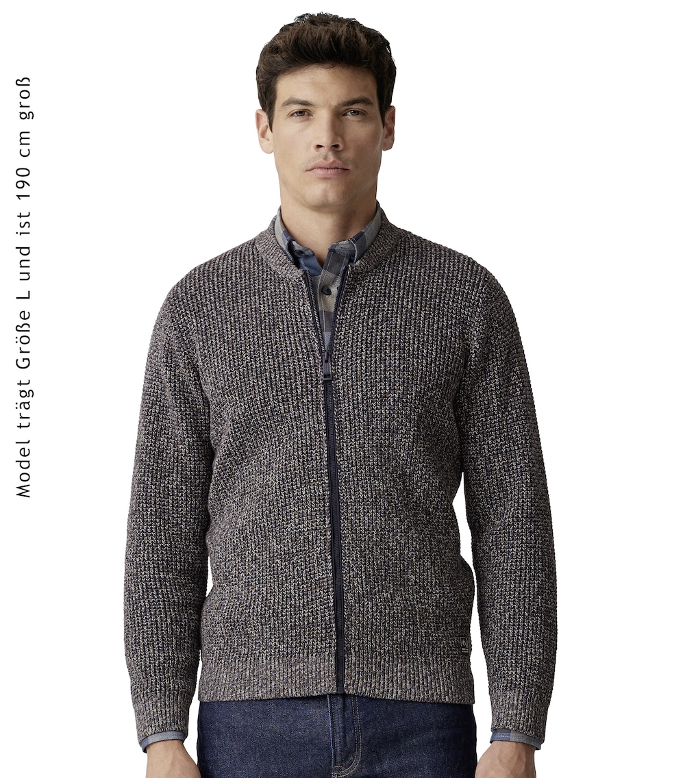 Strickjacke uni