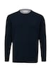 Baumwollpullover mit Logo-Stickerei