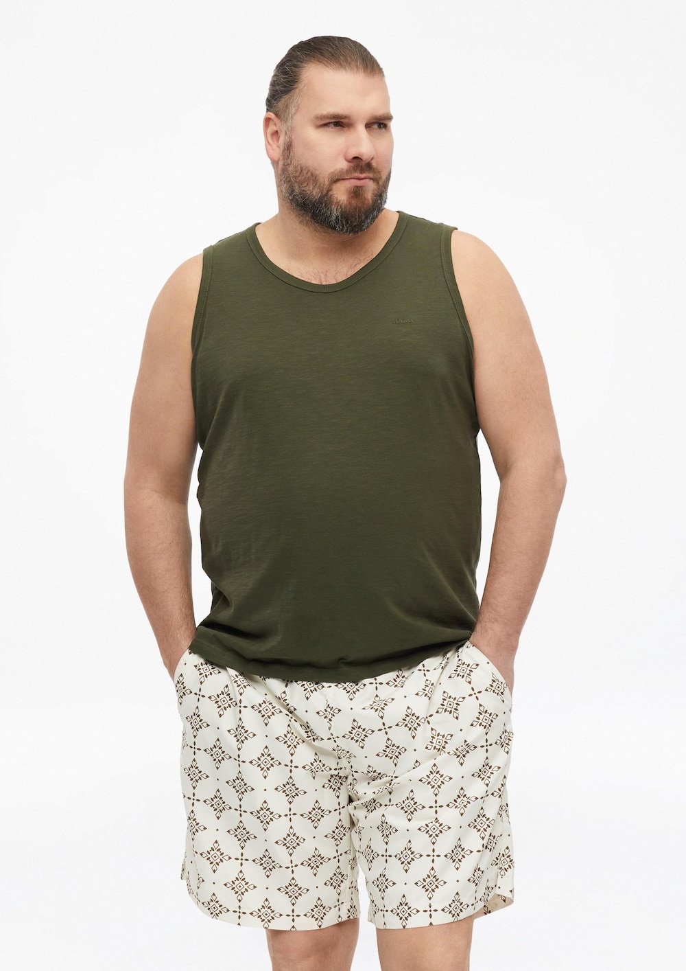 Badeshorts mit Print