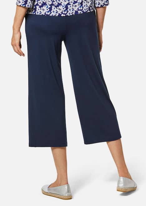 Aantrekkelijke gedessineerde, soepelvallende broek VERA