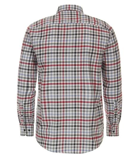 Flanellhemd kariert Casual Fit