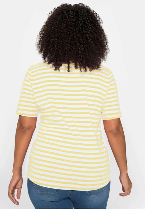 T-Shirt Kurzarm Streifen