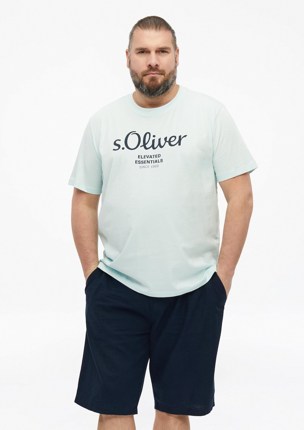 Baumwoll-T-Shirt mit Logo-Print
