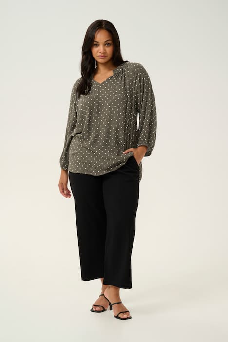Langarm-Bluse Regular fit