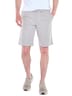 Herren Bermuda Chino mit Tunnelzug , Silbergrau