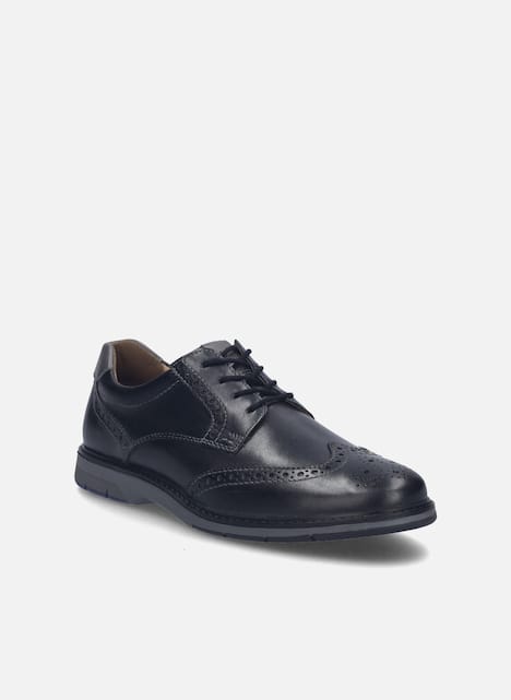 Herren Halbschuh Stuart 04, schwarz-kombi