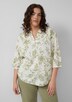 Bluse aus Seersucker mit Raffungen