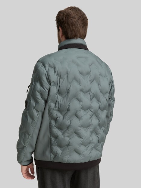 Hybrid Lightweight Steppjacke mit verstaubarer Kapuze
