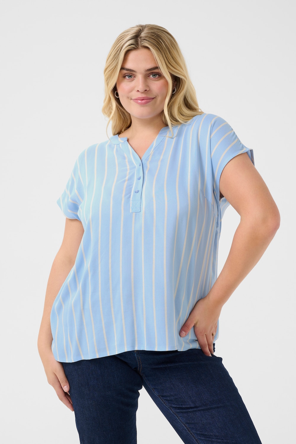 Ärmellose Bluse Regular fit