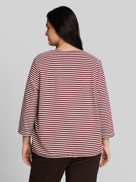 Langarmshirt mit Knopf-Details