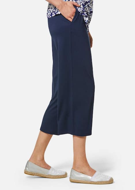 Aantrekkelijke gedessineerde, soepelvallende broek VERA