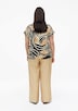 Strukturiertes V-Neck-T-Shirt im Relaxed Fit