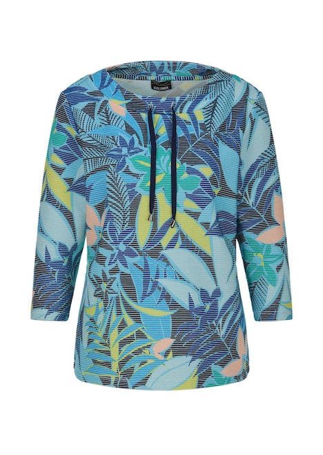 Trui met print en jungle-design