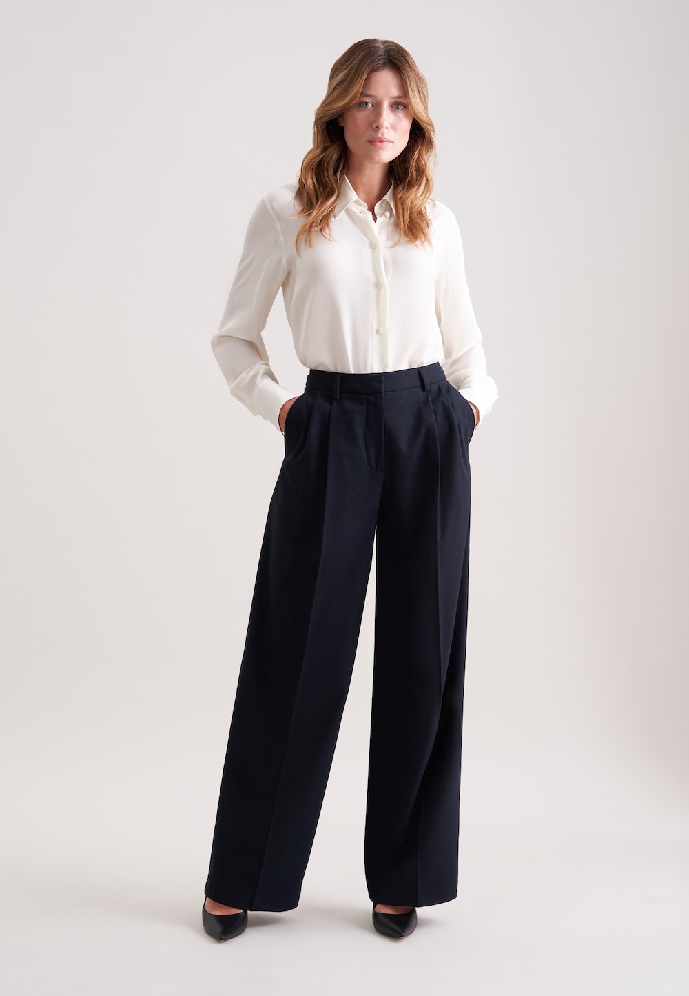 Damen Stoffhose - Flanell