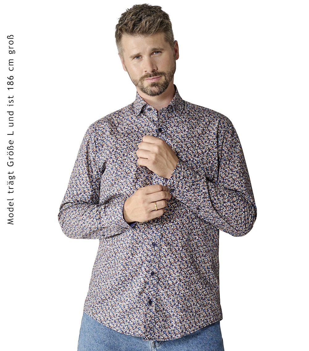Freizeithemd Print Casual Fit