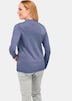 Eleganter Ajourpullover mit Stehbund