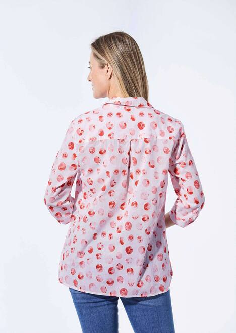 Bluse mit Hemdkragen
