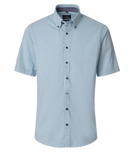 Freizeithemd Kurzarm Print Casual Fit
