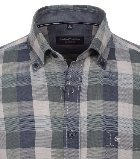 Freizeithemd extra langer Arm 72cm kariert Casual Fit
