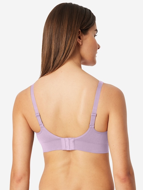 Schiesser Damen Bügelloser BH Classic Seamless orchid