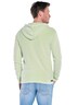 Herren Cardigan mit Kapuze , Hellgruen