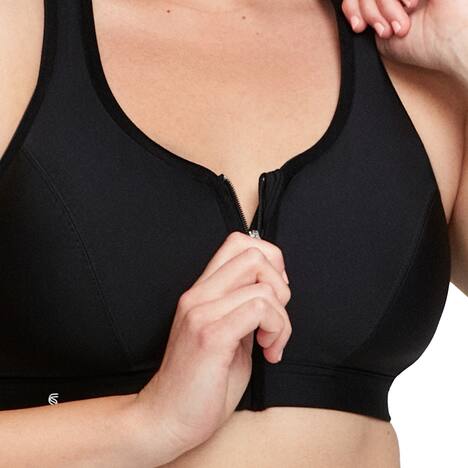 Sport-BH mit Reißverschluss vorn