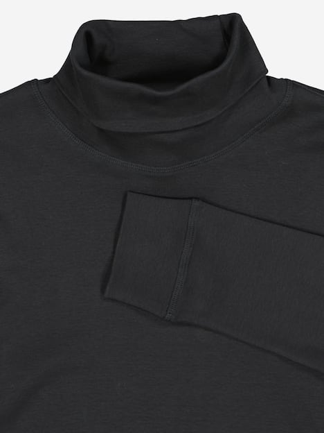 engbers Herren Langarm-Shirt mit Rollkragen , Schwarz