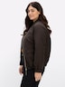 Jacke Jacke mit Leo-Alloverprint Langarm Fester Bund Stegkragen