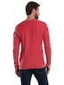 Herren Pullover strukturiert , Feuerrot