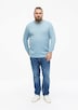 Baumwollpullover mit Logo-Stickerei