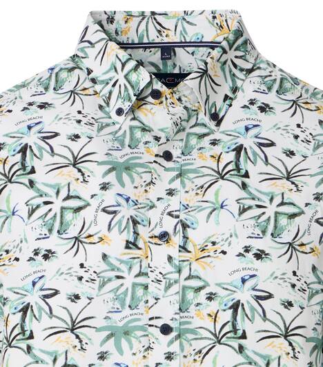 Freizeithemd Kurzarm Print Comfort Fit